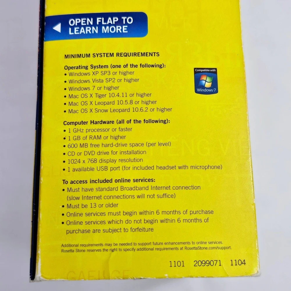 Rosetta Stone Spanish Latin America Levels 1 2 3 4 5 Totale PC Mac Box‎ Set